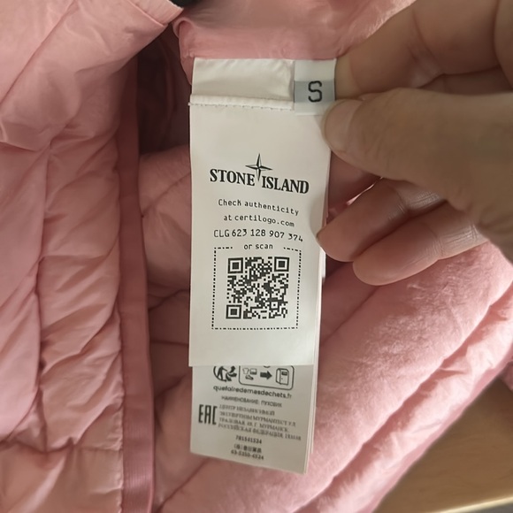 Nwt STONE ISLAND Loom Woven Chambers Down Jacket - Picture 11 of 12